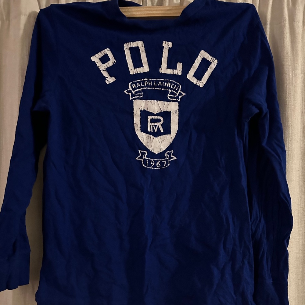 Long sleeved polo t-shirt